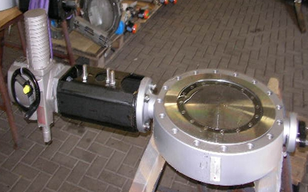 Conaxe double-off-set High Performance Butterfly Valve made in forged stainless steel execution